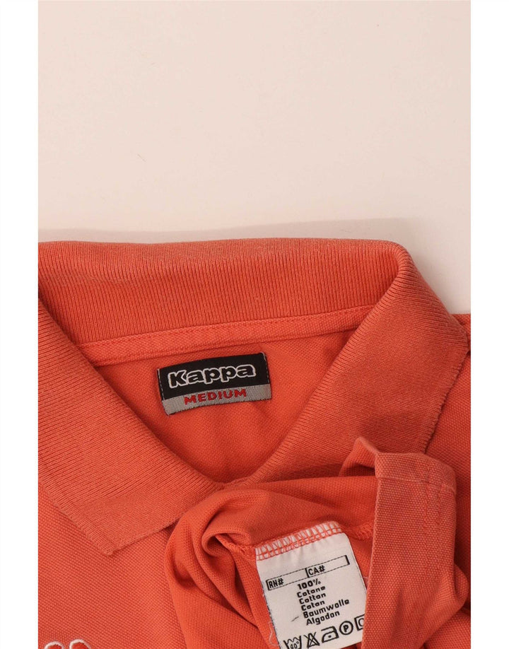 Kappa herre poloshirt Medium orange bomuld