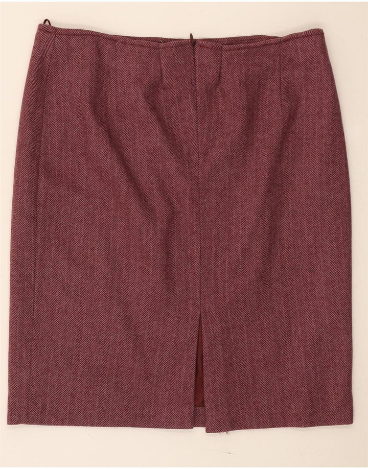 Luisa Spagnoli Dame 2-delt nederdelsæt IT 42 Medium W32 Burgundy
