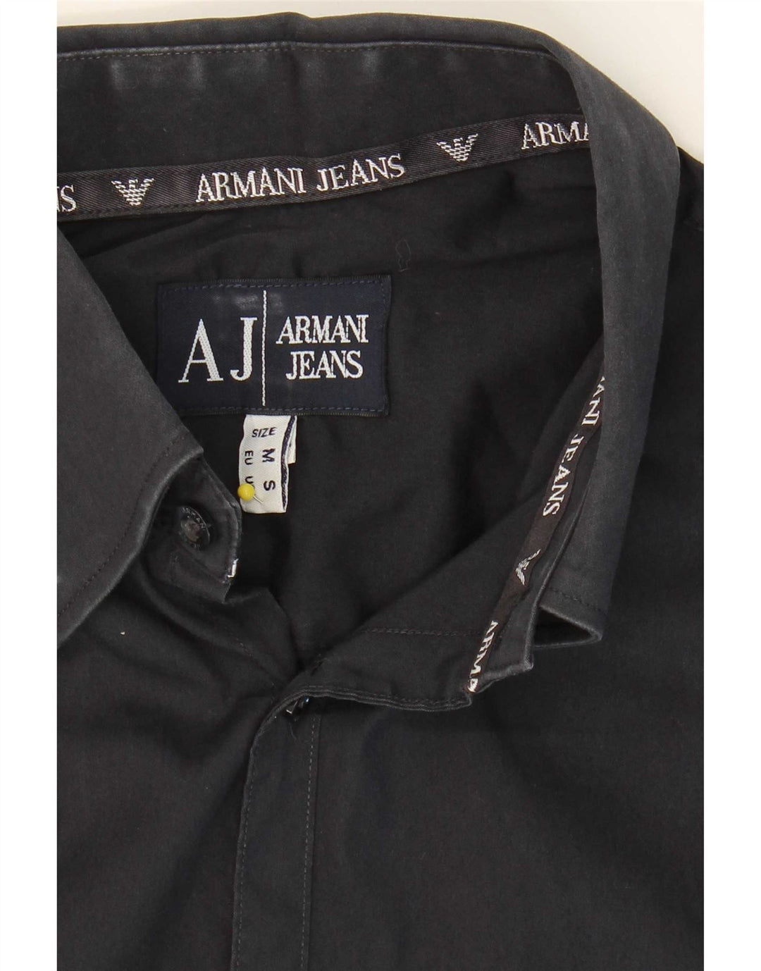 Armani Jeans Herreskjorte Medium Navyblå Bomuld