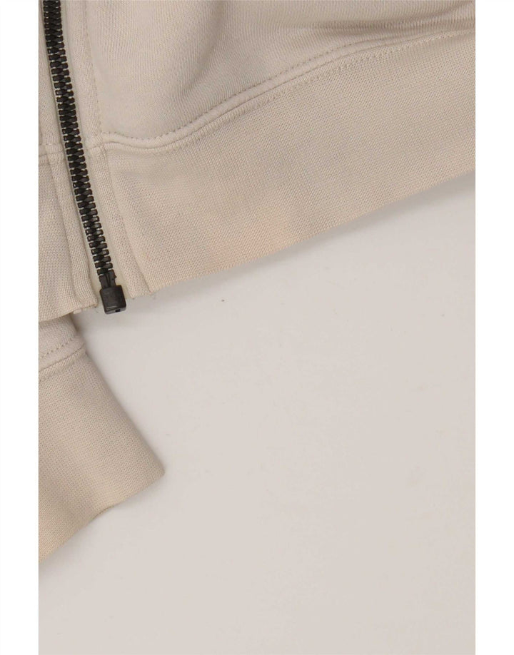Nike Hættetrøje med lynlås til mænd, lille beige bomuld
