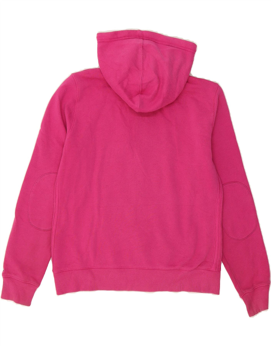 TOMMY HILFIGER Womens Oversized Zip Hoodie Sweater UK 14 Medium Pink Vintage Tommy Hilfiger and Second-Hand Tommy Hilfiger from Messina Hembry 
