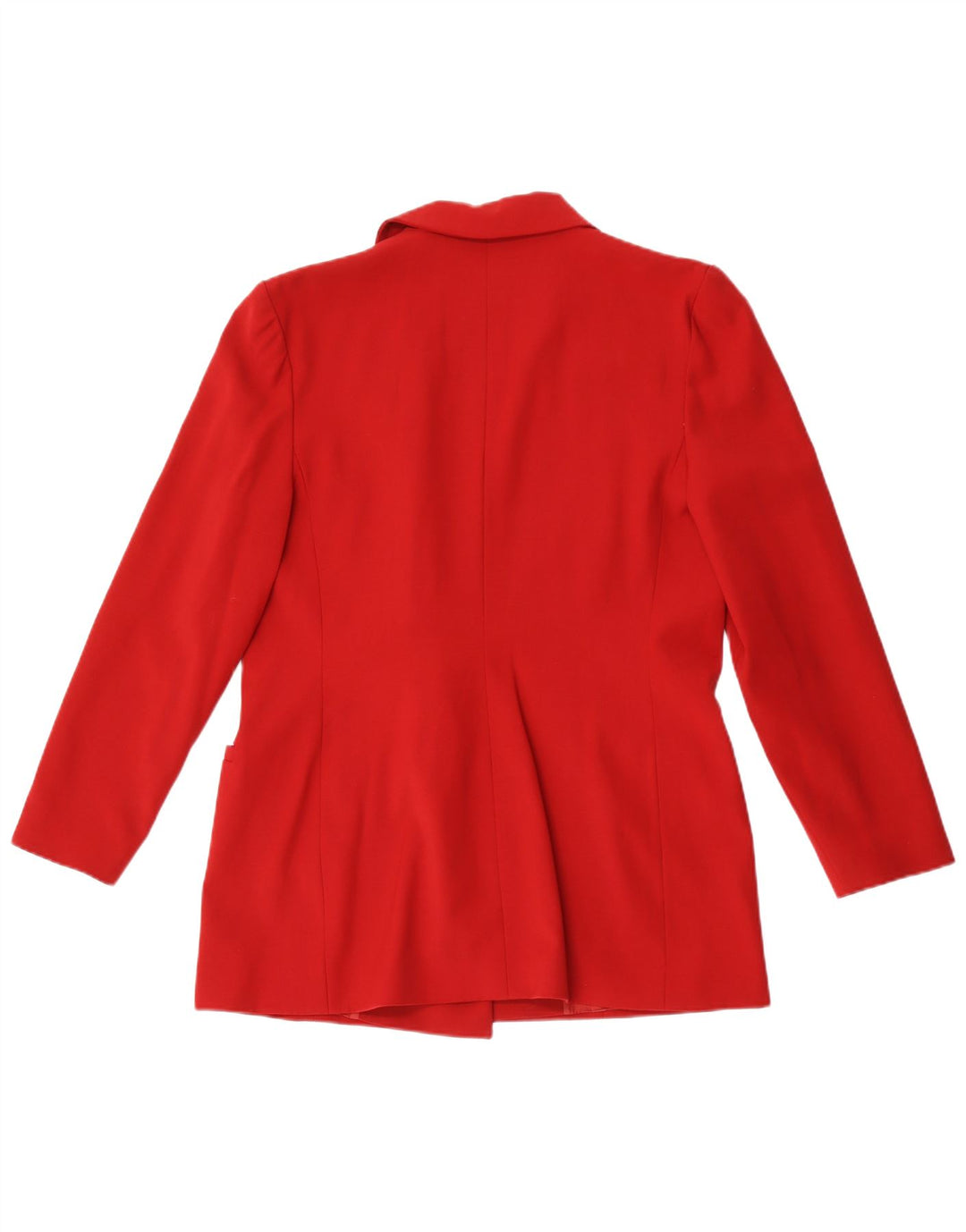Gai Mattiolo Dame 1 Knap Blazer Jakke IT 48 XL Rød Uld