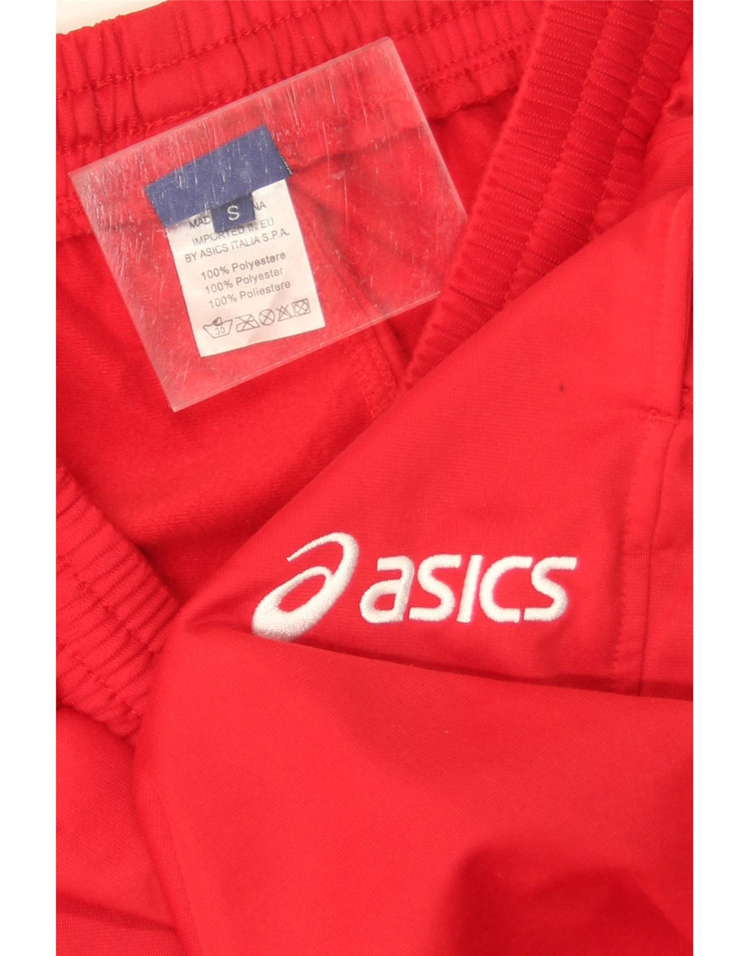 Asics træningsdragtsbukser til kvinder UK 8 Lille rød polyester