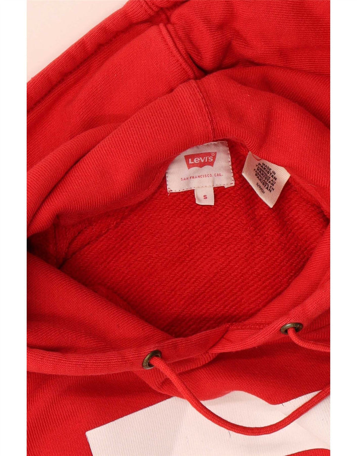 Levi's Grafisk hættetrøje til mænd, lille rød bomuld
