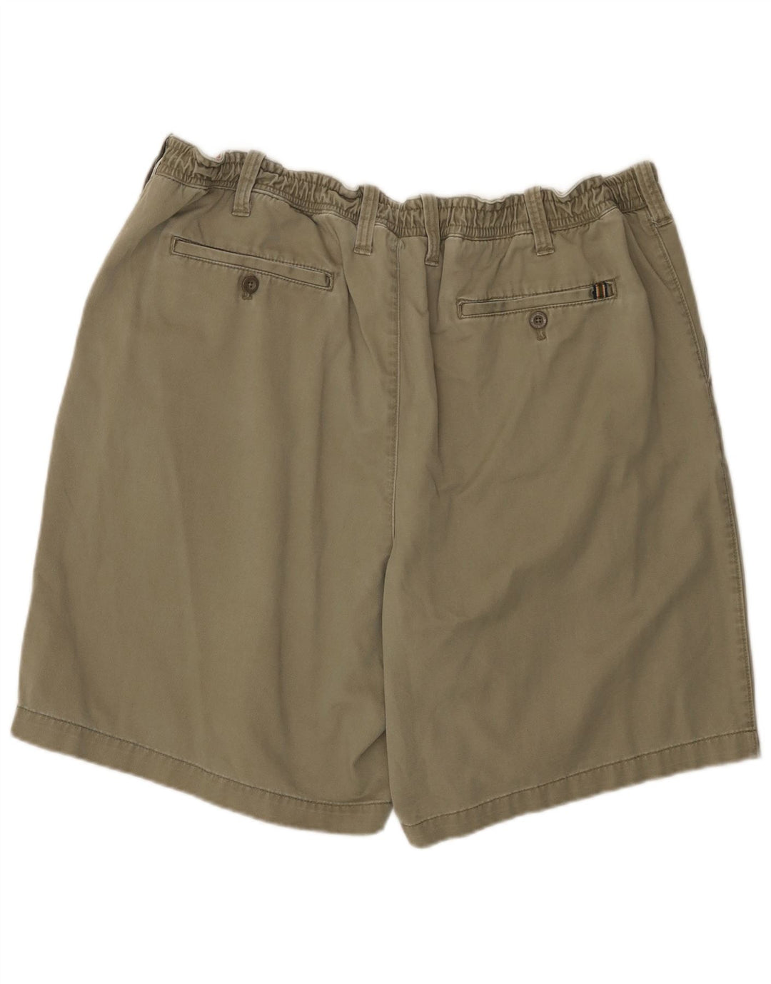 Eddie Bauer Herre høje pind chino shorts W42 2XL Khaki Bomuld