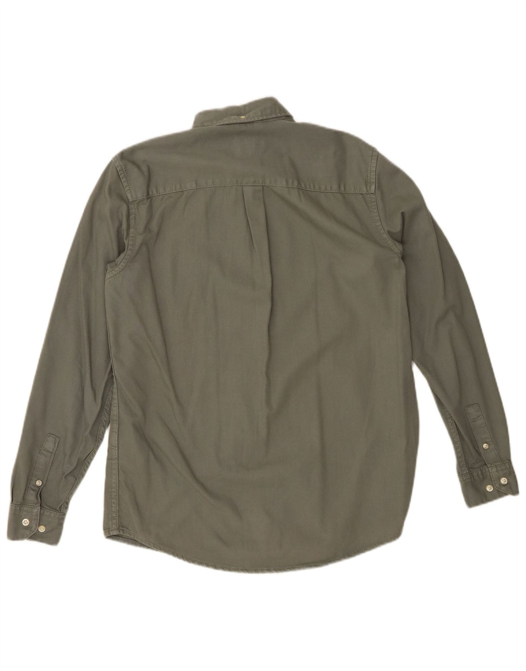 ZARA Mens Shirt Small Khaki Cotton