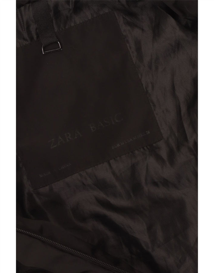 Zara Womens Polstret Gilet UK 12 Medium Black