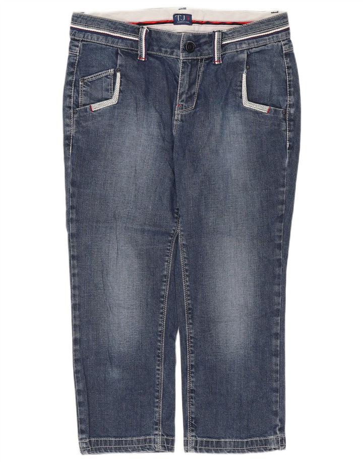 Trussardi Dame Capri Jeans W26 L20 Blå Bomuld