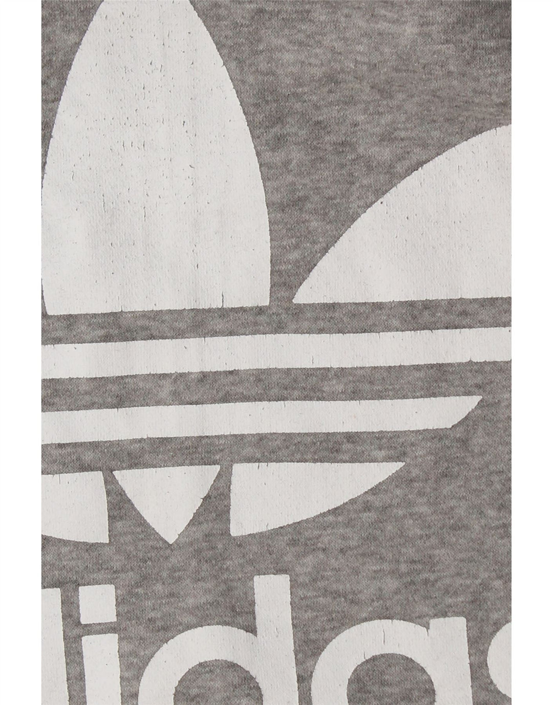 ADIDAS Grafisk hættetrøje til kvinder UK 10 Lille grå bomuld