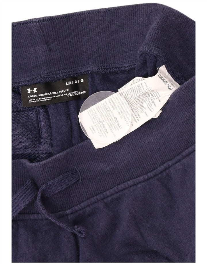 Under Armour Herre Cold Gear Træningsdragt Bukser Joggers Large Navy Blue
