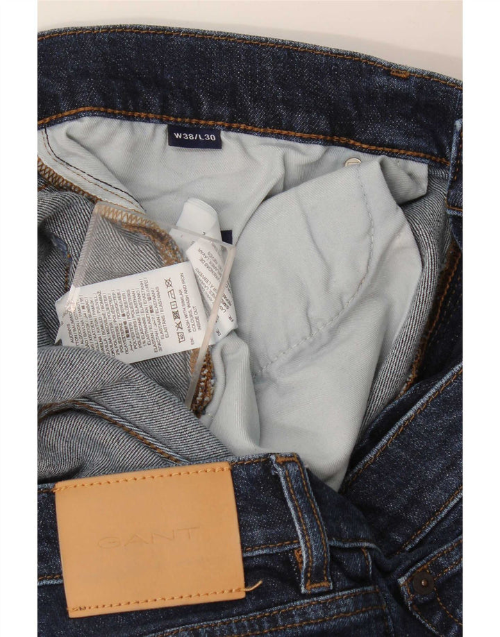 Gant Slim Jeans til mænd W38 L27 marineblå bomuld