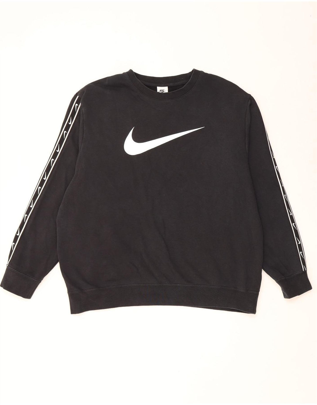 Nike grafisk sweatshirt til mænd XL sort bomuld