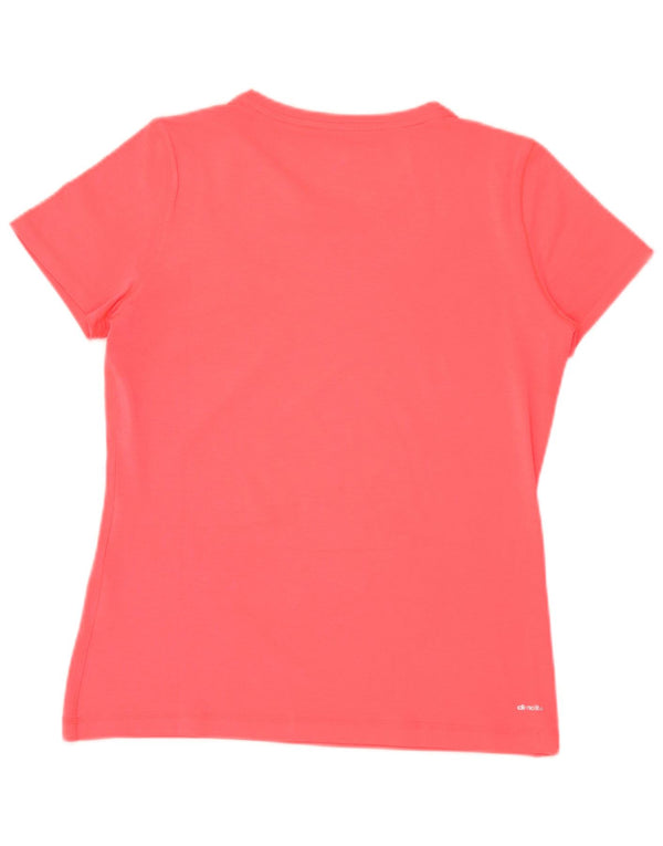 Adidas Womens T-Shirt Top UK 16/18 Large Pink