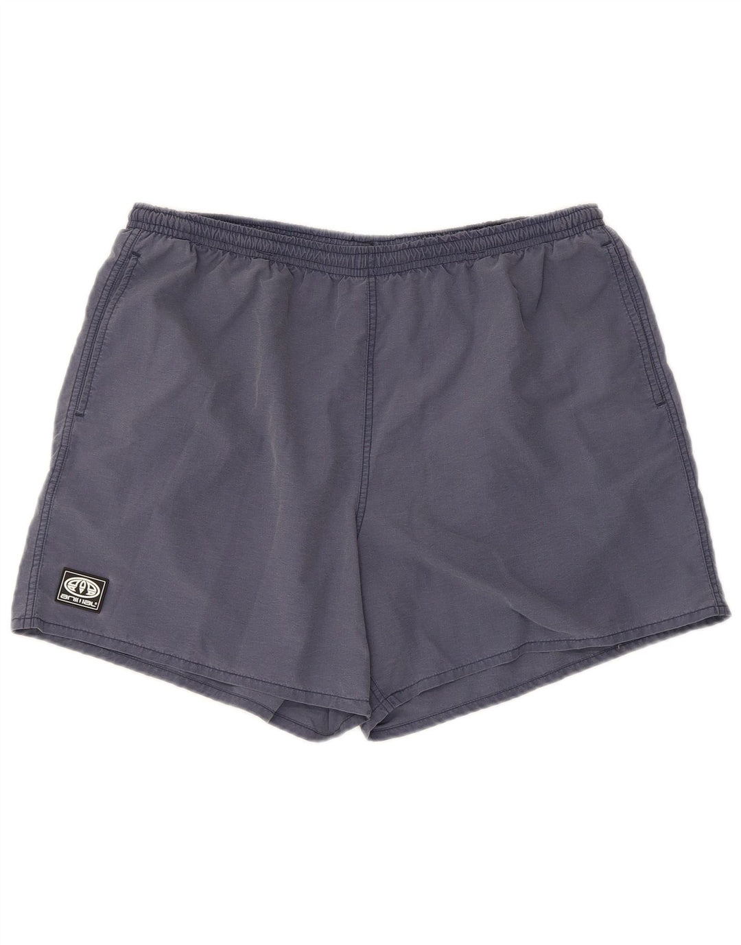 Animal Womens Sports Shorts UK 14 Large Navy Blue Polyamide