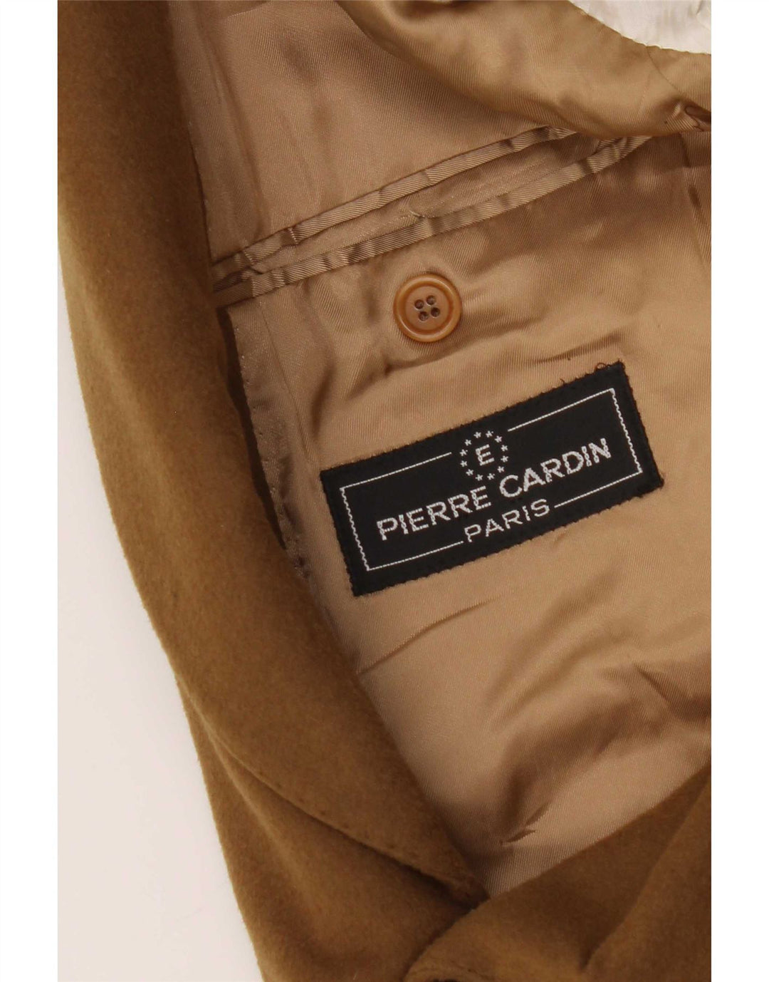 Pierre Cardin Herre 2-knaps blazerjakke IT 54 2XL Khaki Cashmere