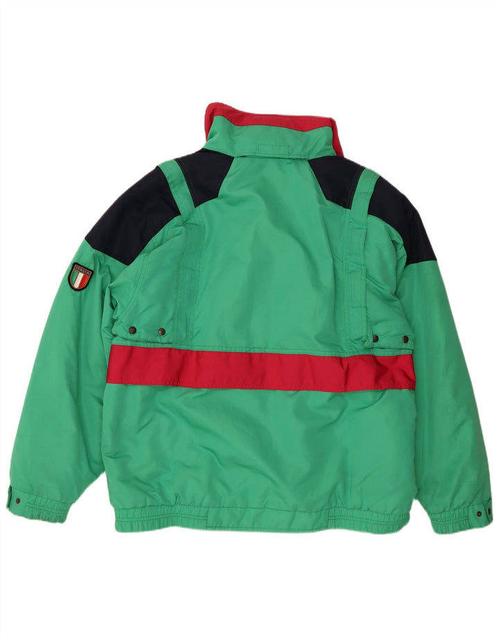 Norge Skijakke med hætte til mænd IT 52 XL Grøn Colourblock Polyester