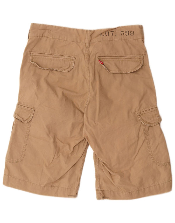 Levi's Herre Cargo Shorts Medium W30 Beige Bomuld