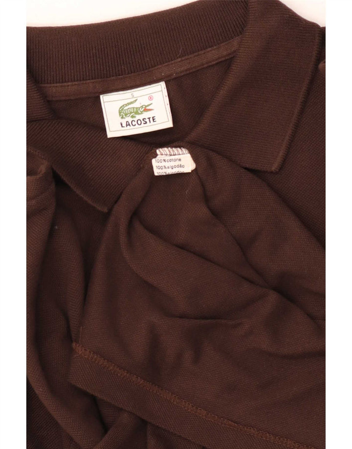 Lacoste Langærmet Polo Shirt til mænd Størrelse 5 Stor Brun Bomuld