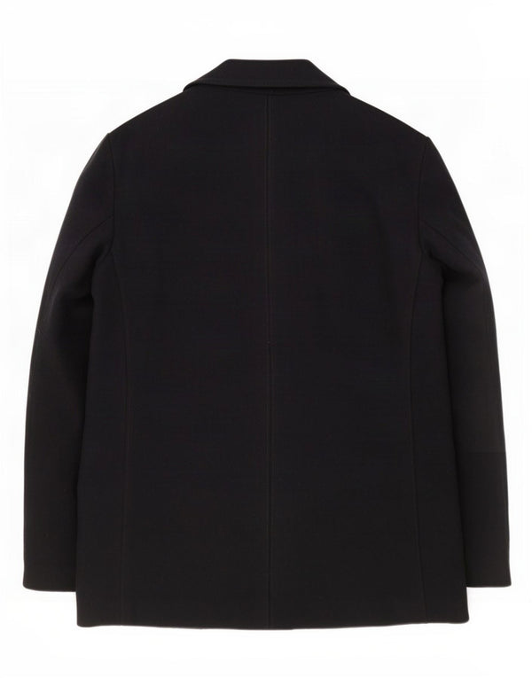 Slam Herre Pea Coat UK 40 Large Navy Blue Wool