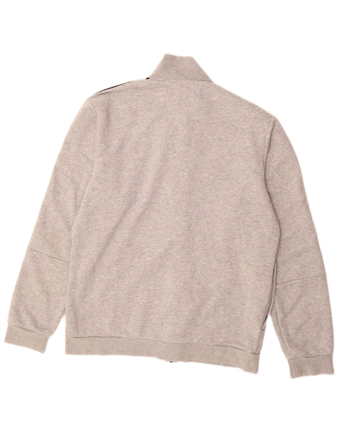 ADIDAS Træningsdragt til mænd, topjakke UK 44/46, stor grå bomuld