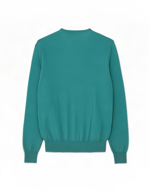 Massimo Dutti Herre V-hals sweater XL Blå Bomuld