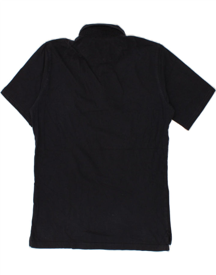 MASSIMO DUTTI Mens Casual Fit Polo Shirt Medium Navy Blue Vintage Massimo Dutti and Second-Hand Massimo Dutti from Messina Hembry 