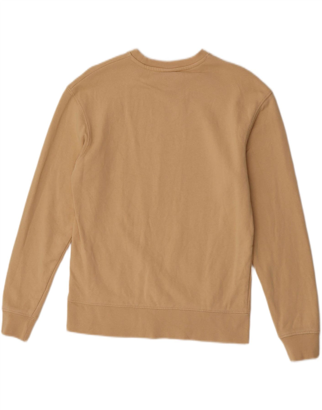 Zara Herre Sweatshirt Jumper Lille Beige Bomuld