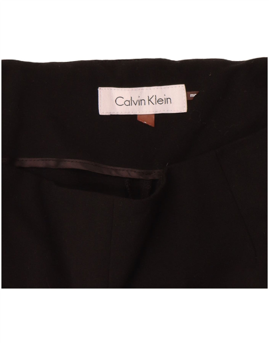 Calvin Klein Dame Slim Suit Bukser W28 L27 Sort Polyester