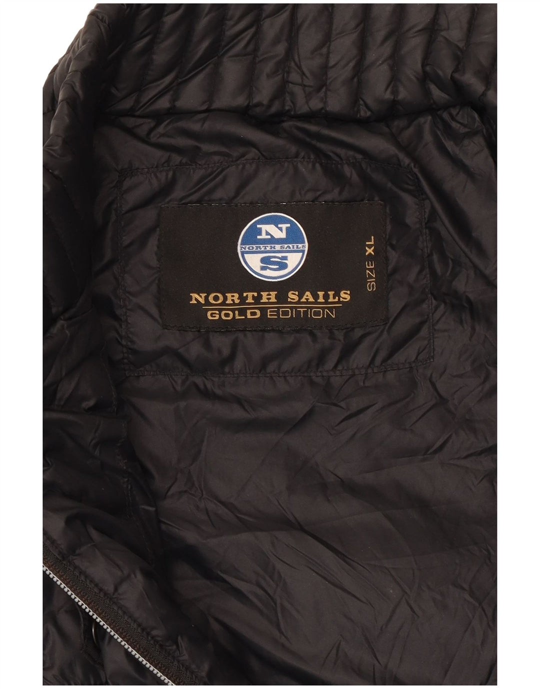 North Sails Herre polstret jakke UK 42 XL Sort