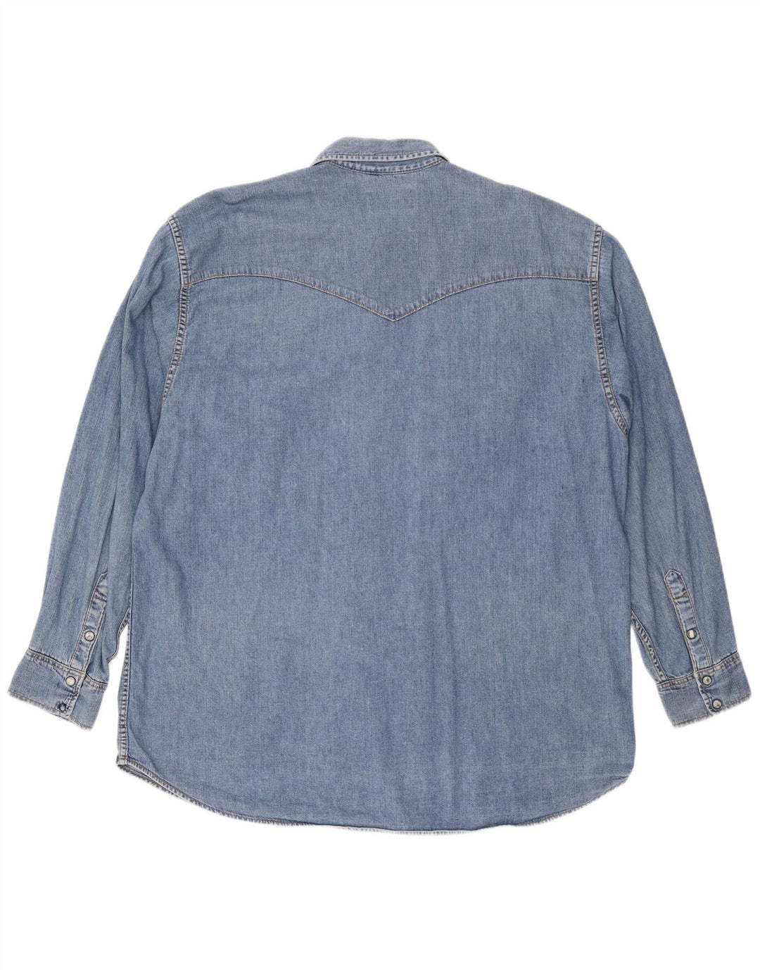 LEE Denimskjorte til mænd 2XL Blå Bomuld