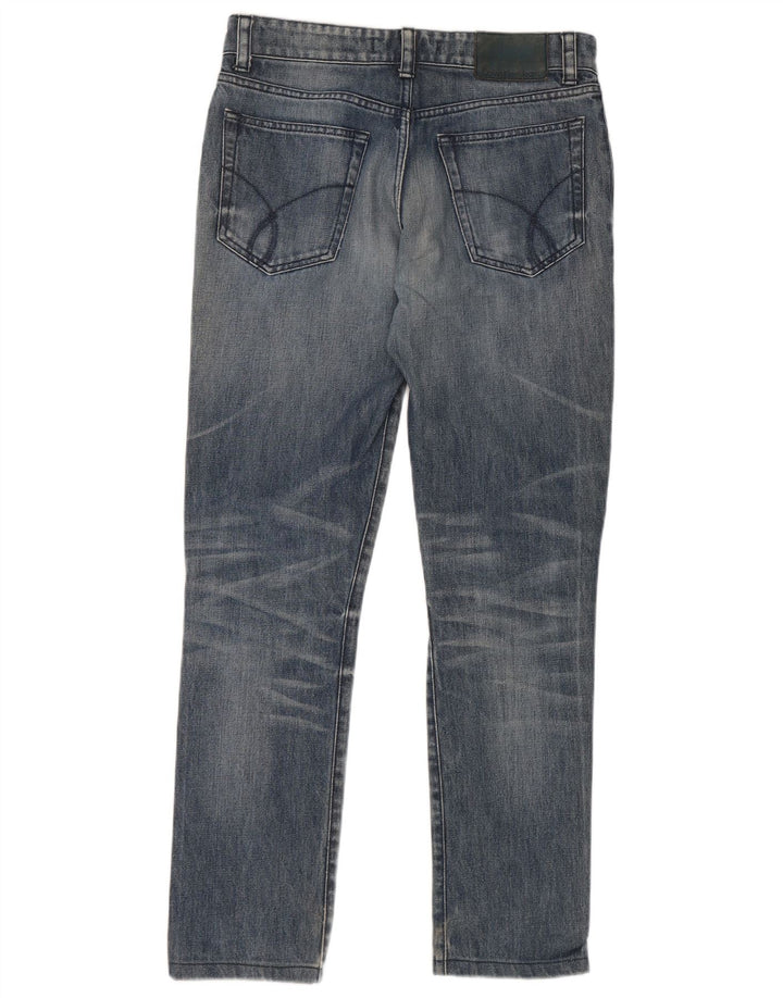 Calvin Klein Herre Slim Jeans W29 L29 Blå Bomuld