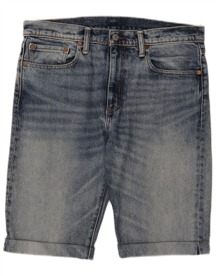 Levi's Herre 502 denimshorts W34 Large Blue Cotton
