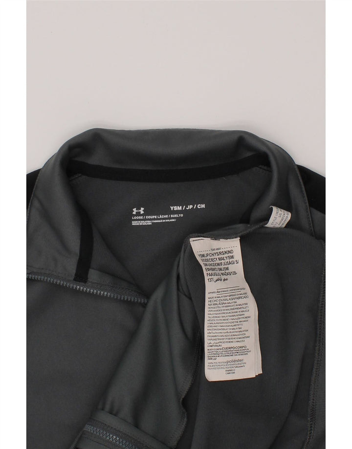 UNDER ARMOUR Drenge træningsdragt topjakke 7-8 år Lille grå farveblok