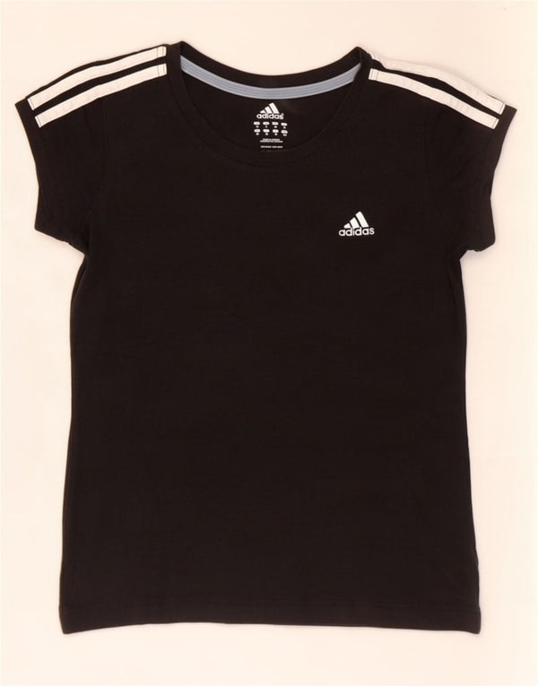 Adidas Dame T-Shirt Top UK 10 Small Black