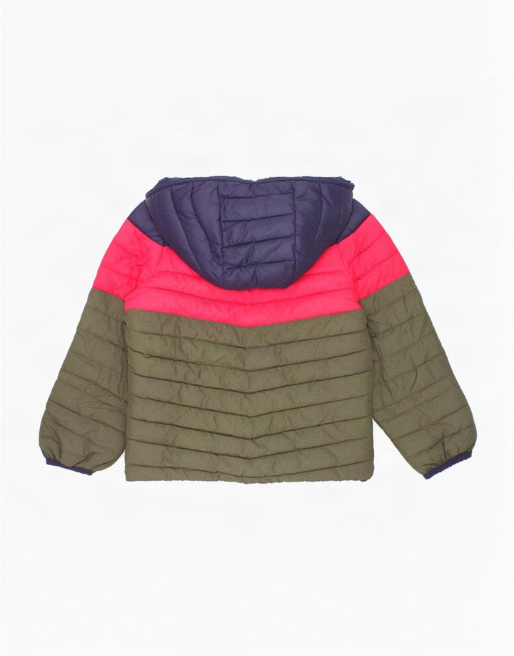 Joules drenge hættepolstret jakke 3-4 år Grøn Colourblock Polyamid