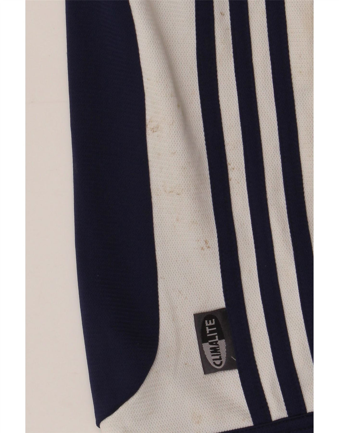 ADIDAS Womens Climalite Sportshorts UK 12 Medium Navy Blue Colourblock