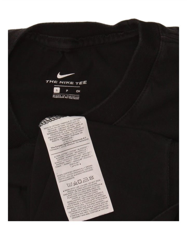 NIKE Womens T-Shirt Top UK 10 Small Black Cotton Vintage Nike and Second-Hand Nike from Messina Hembry 