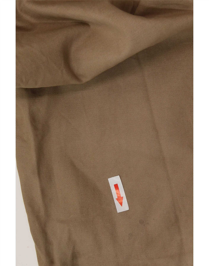 Marks & Spencer Herre Straight Cargo Bukser W32 L29 Beige Bomuld