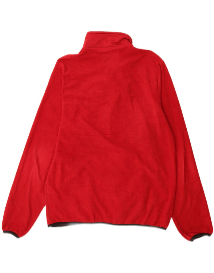 Kappa Dame Fleecejakke UK 14 Medium Rød Polyester