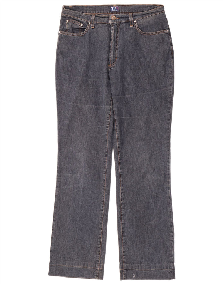 Trussardi lige jeans til kvinder W32 L31 blå bomuld