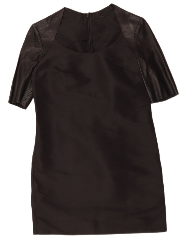 Cos Womens Sheath Dress EU 34 XS Sort Polyester