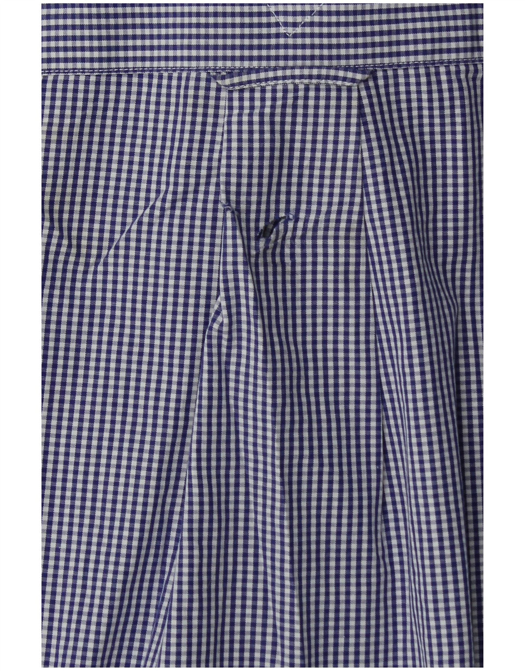 Tommy Hilfiger Herre høj skjorte str. 17 XL Blue Gingham Cotton