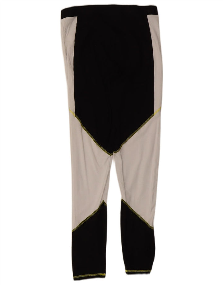 Topshop Womens Sno Leggings UK 12 Medium Sort Colourblock Viscose