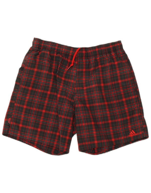 Adidas Sportsshorts til mænd Små rødternet polyester