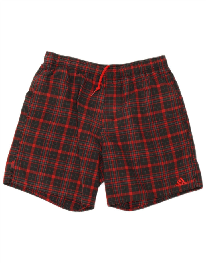 Adidas Sportsshorts til mænd Små rødternet polyester