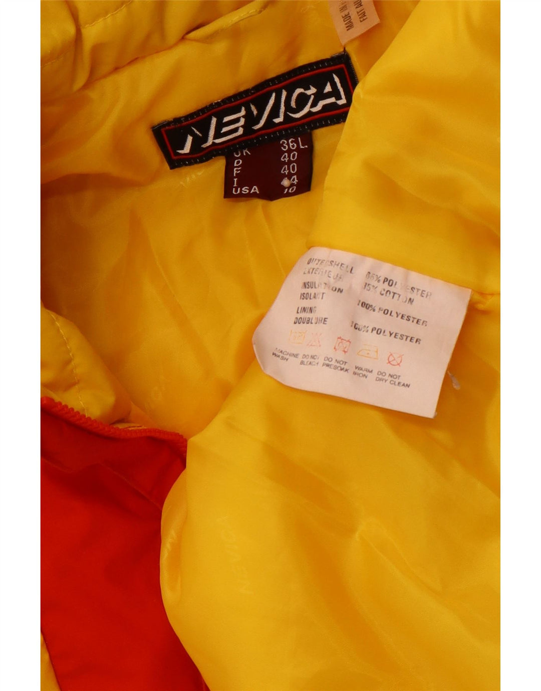 NEVICA Herre Loose Fit Windbreaker Jacket UK 36 Small Red Colourblock