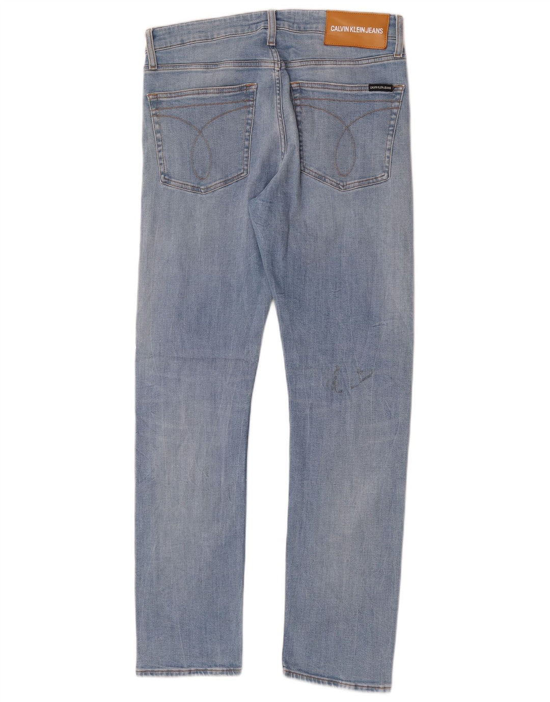 Calvin Klein Herre Slim Jeans W32 L32 Blå Bomuld