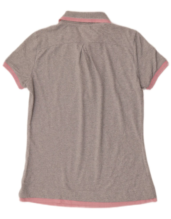 Champion Womens Heritage Fit Polo Shirt UK 16 Large Grey