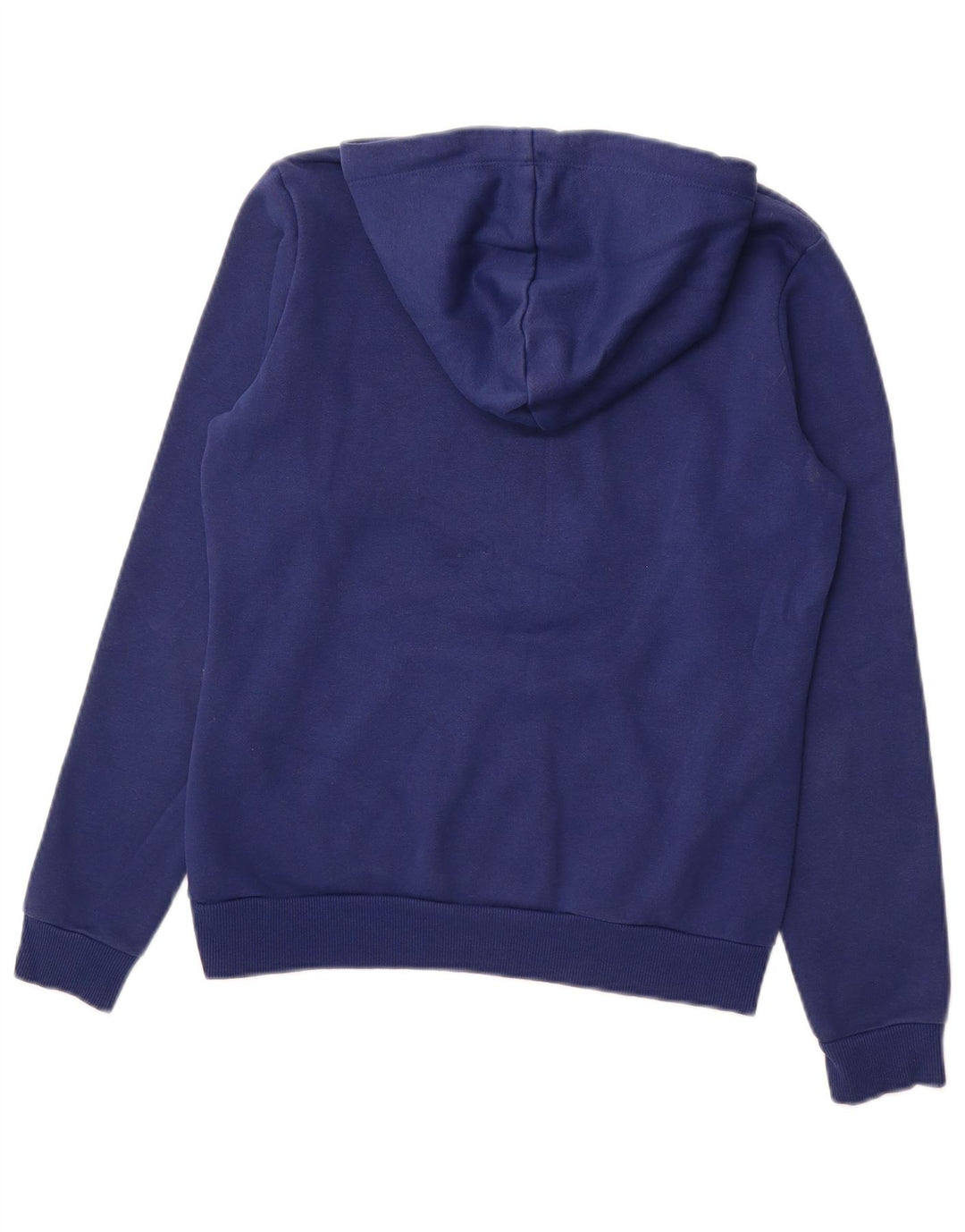 PUMA Womens Graphic Hoodie Jumper UK 10 Small  Navy Blue Polyester
