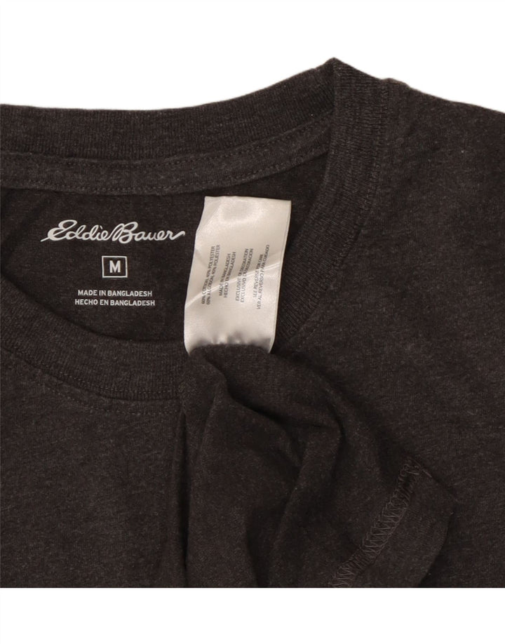 EDDIE BAUER Herre top Langærmet mellemgrå bomuld